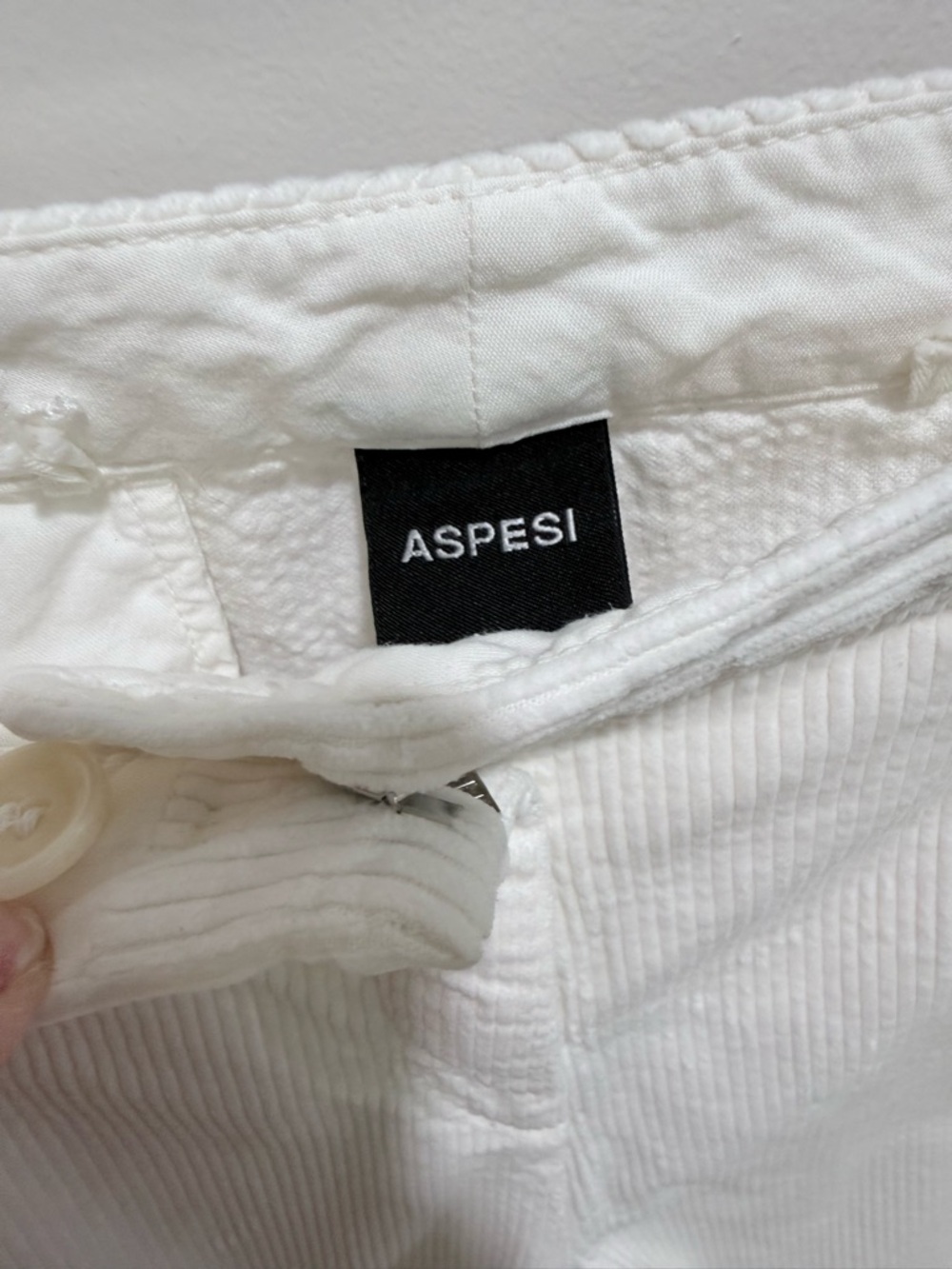 Aspesi  Corduroy Pants Straight Leg Minimalist Italian Cotton .  44EU 12US - Picture 11 of 12